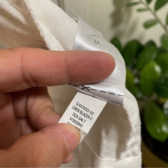 Old Navy Linen Blend Off White Blazer XL - Picture 7 of 7